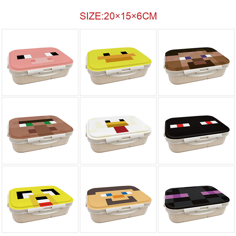 Women Accessories Box - กล่องอาหารกลางวันแบบญี่ปุ่น 3 ชิ้น พร้อมฉนวนกันความร้อน ดีไซน์ Minecrafted