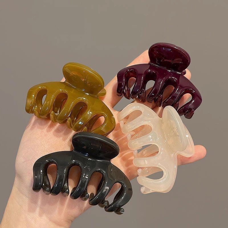 Hair Claw Clip Set - กิ๊บติดผมรูปฟักทองขนาดเล็ก ดีไซน์สวยหรู สำหรับผู้หญิงและเด็กผู้หญิง เครื่องประดับผมน่ารัก กิ๊บหนีบผม แฟชั่นเครื่องประดับผม