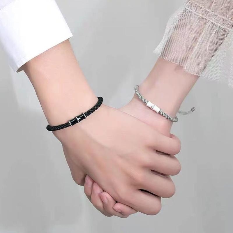 Women Accessories Meaning - 31BF สร้อยข้อมือคู่ลายไม้ไผ่ที่ไม่ซ้ำใครอุปกรณ์เสริมเชือกข้อมือถักสำหรับคนรักที่กำลังมองหาอุปกรณ์เสริมที่มีความหมาย