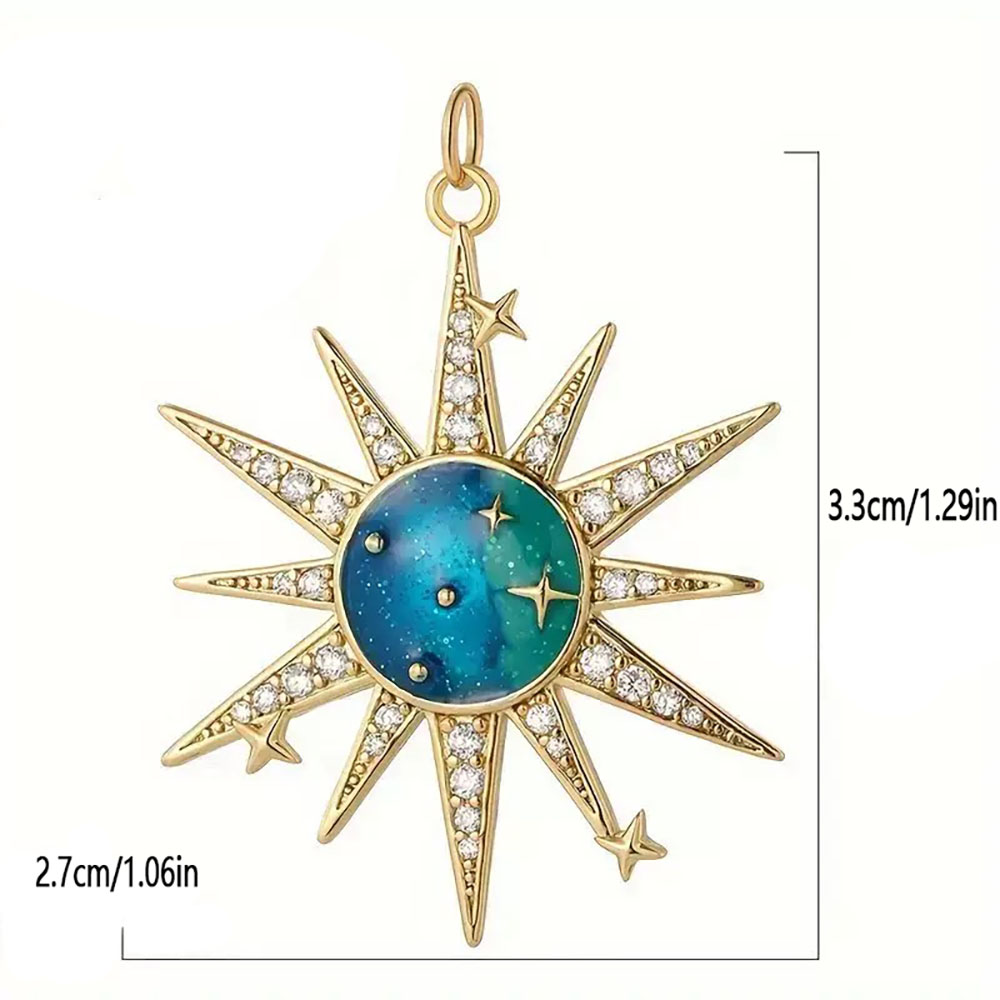 จี้รูปหัวใจเคลือบเซอร์คอนทองแด - Evil Eye Bracelet บทวิจารณ์และราคา