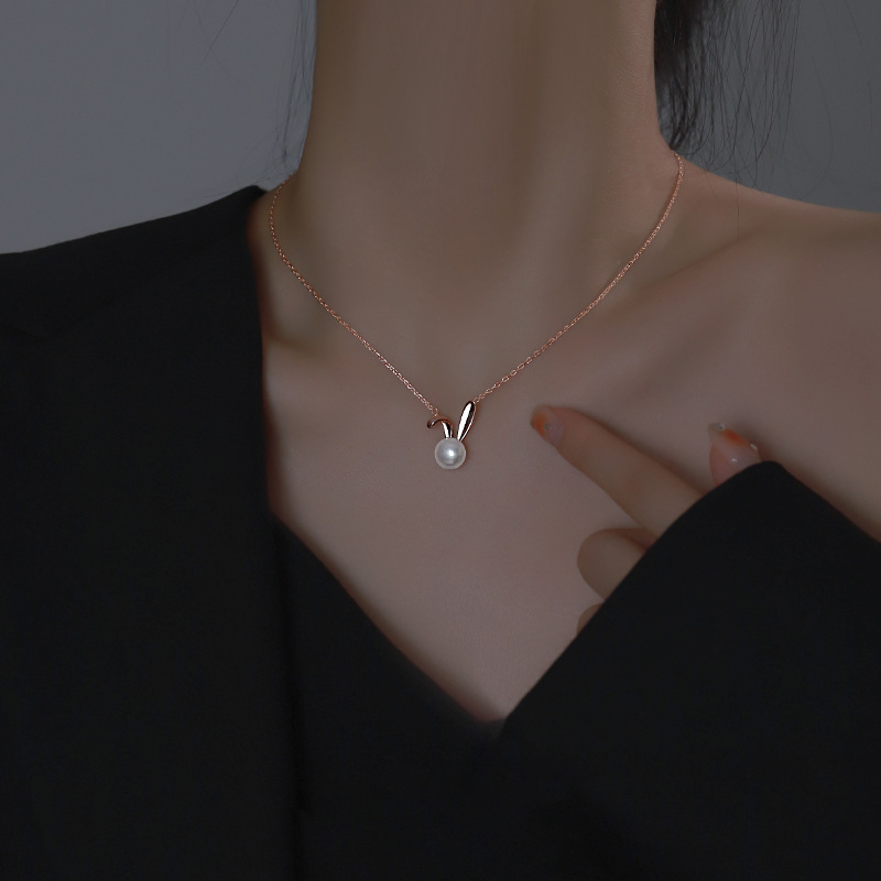 สร้อยคอประดับจี้ไข่มุกรูปกระต่ - Women Accessories Meaning บทวิจารณ์และราคา