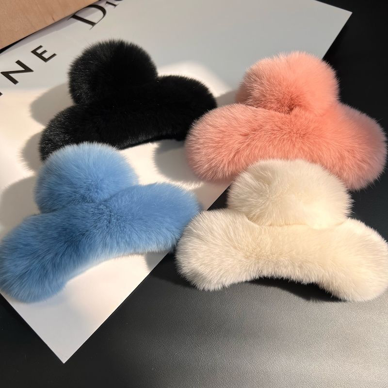กิ๊บติดผมขนแกะเทียมสำหรับเครื่ - Hair Claw Clip Set บทวิจารณ์และราคา