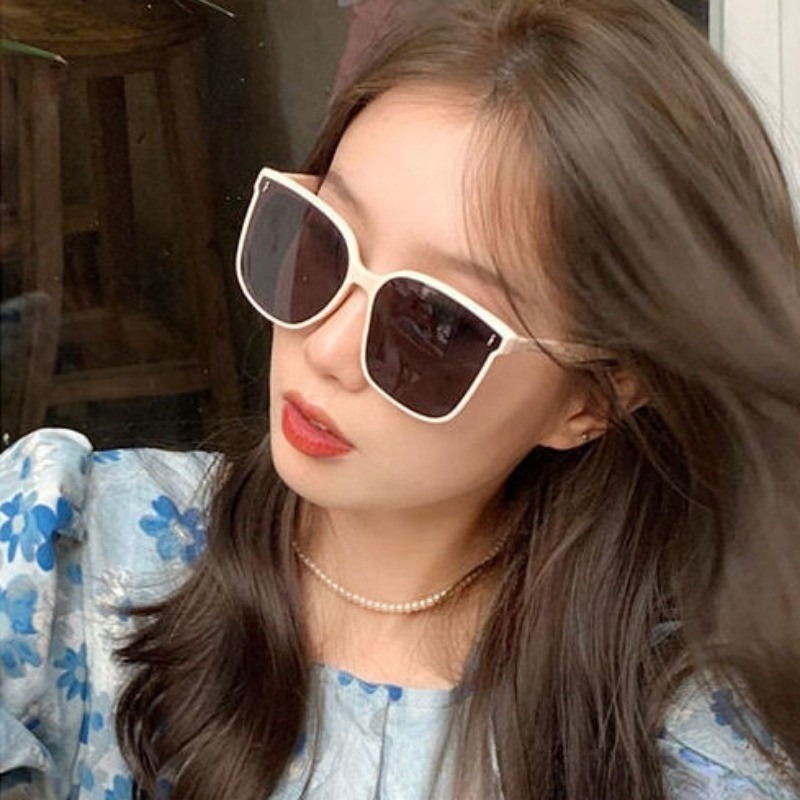 แว่นกันแดดแฟชั่นทรงเหลี่ยมสไตล - Sunglasses Oversized Square บทวิจารณ์และราคา