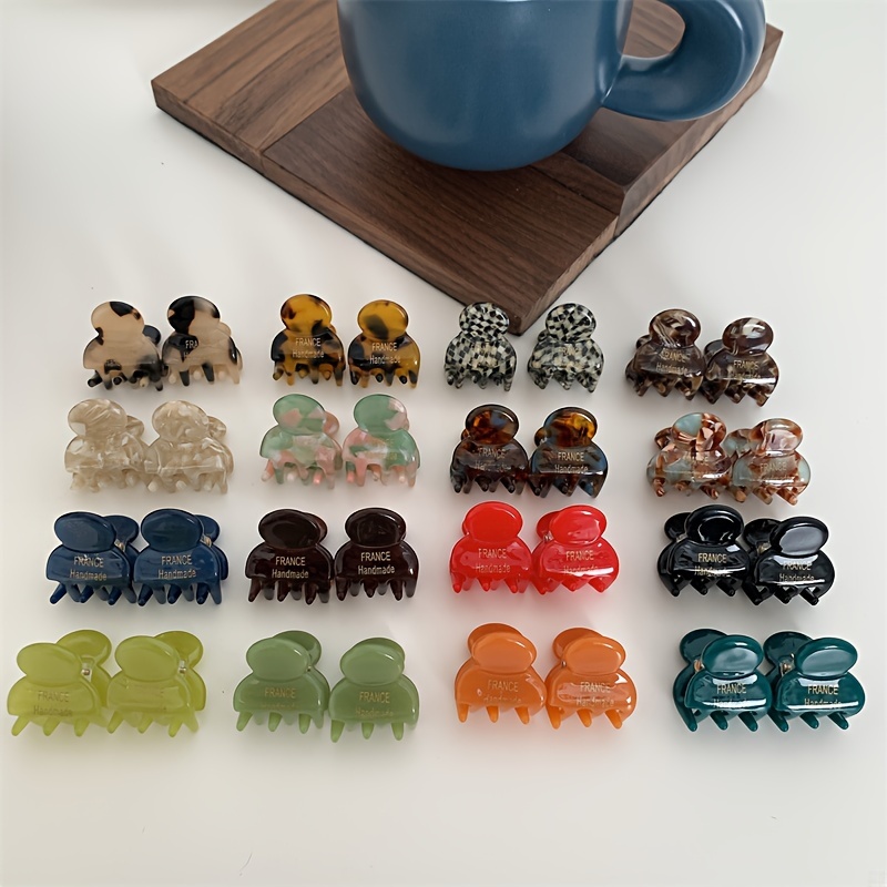 กิ๊บติดผมขนาดเล็ก2ชิ้น/เซ็ตกิ๊ - Hair Claw Clip Set บทวิจารณ์และราคา