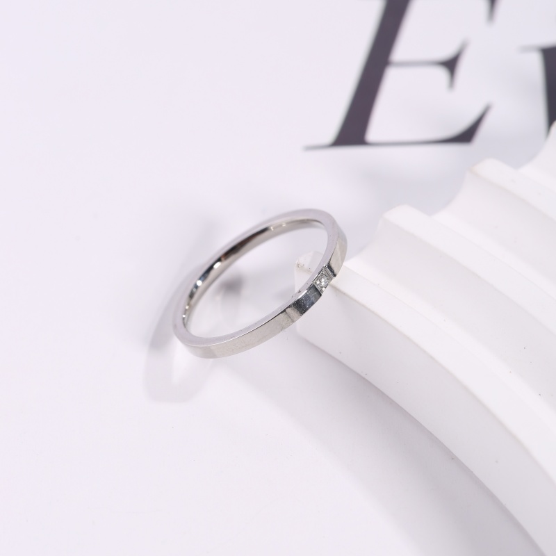 แหวนสแตนเลสสตีลแบบเรียบหรูประด - Women Accessories Meaning บทวิจารณ์และราคา