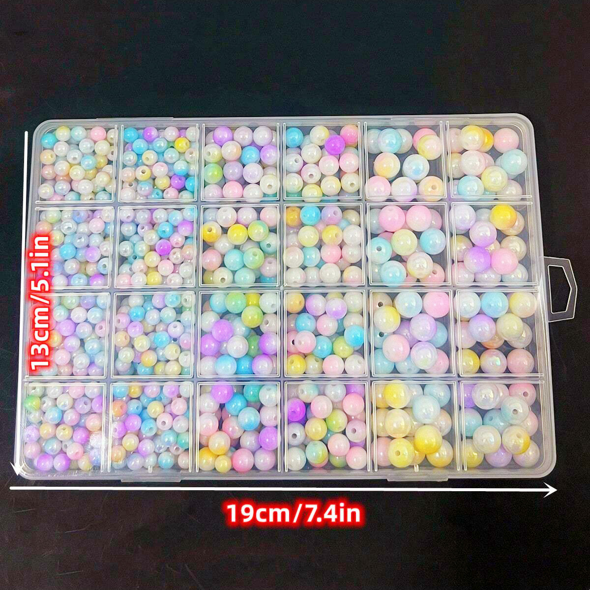 ลูกปัดอะคริลิคสี AB น่ารัก ขนา - Women Accessories Box บทวิจารณ์และราคา