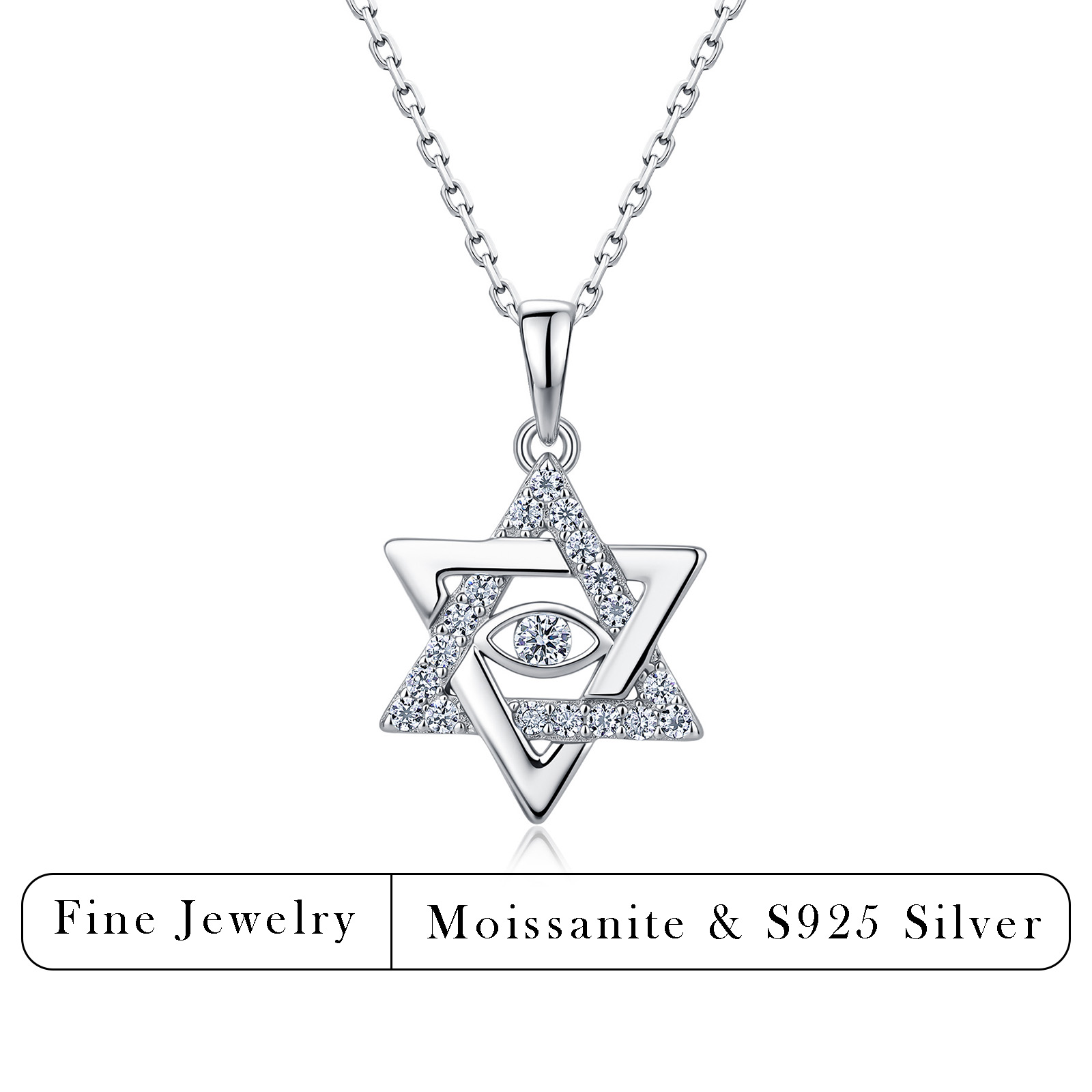 จี้สร้อยคอรูปดาวหกแฉกประดับโมอ - Evil Eye Bracelet บทวิจารณ์และราคา