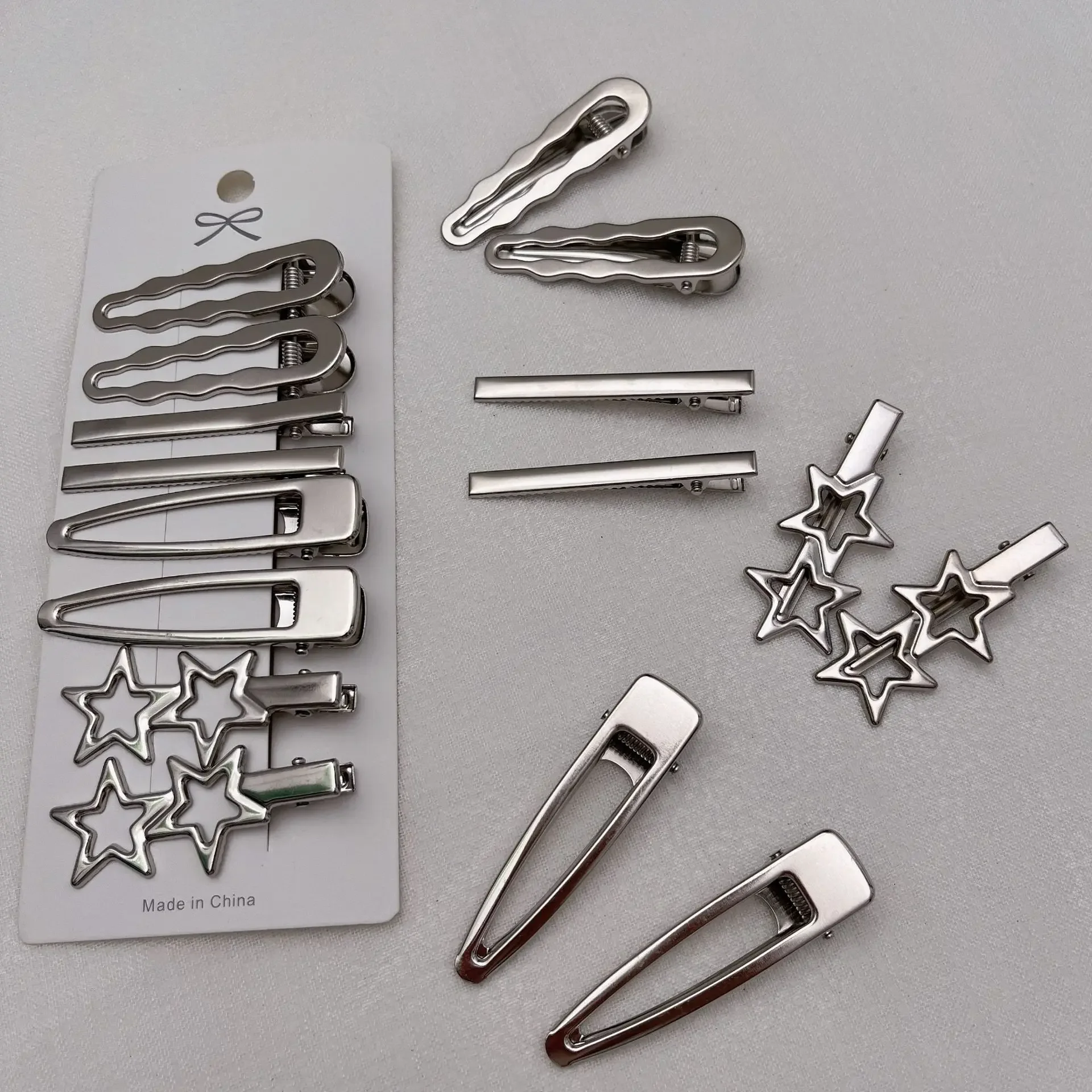 Sliver โลหะคลิปผมผู้หญิง Y2K D - Women Accessories Combo บทวิจารณ์และราคา