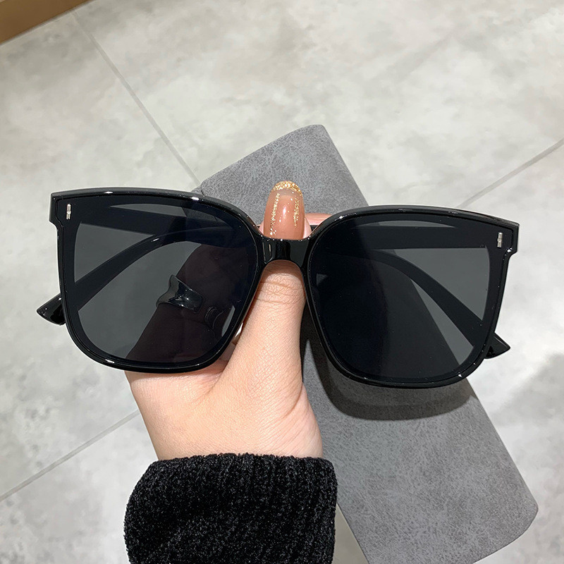 แว่นกันแดดทรงสี่เหลี่ยมวินเทจผ - Sunglasses Oversized Square บทวิจารณ์และราคา