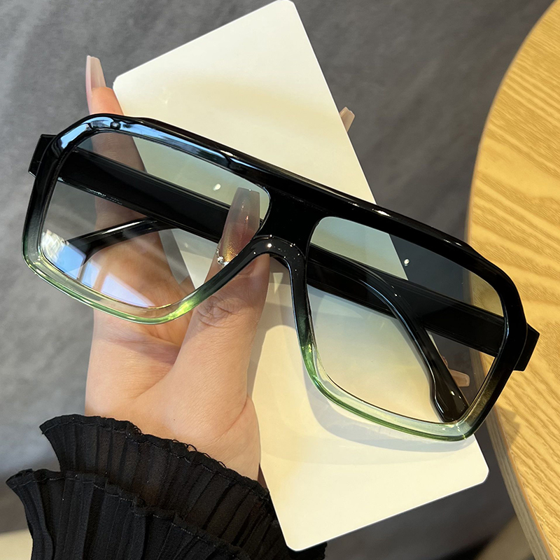แว่นกันแดดทรงสี่เหลี่ยมขนาดใหญ - Sunglasses Oversized Square บทวิจารณ์และราคา