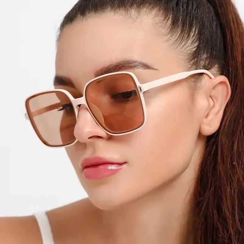 แว่นกันแดดทรงสี่เหลี่ยมขนาดใหญ - Sunglasses Oversized Square บทวิจารณ์และราคา