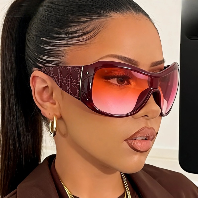 แว่นกันแดดทรงเหลี่ยมขนาดใหญ่สไ - Sunglasses Oversized Square บทวิจารณ์และราคา
