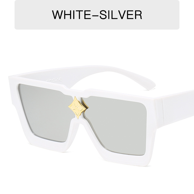 แว่นกันแดดทรงใหญ่แฟชั่นใหม่สำห - Sunglasses Oversized Square บทวิจารณ์และราคา