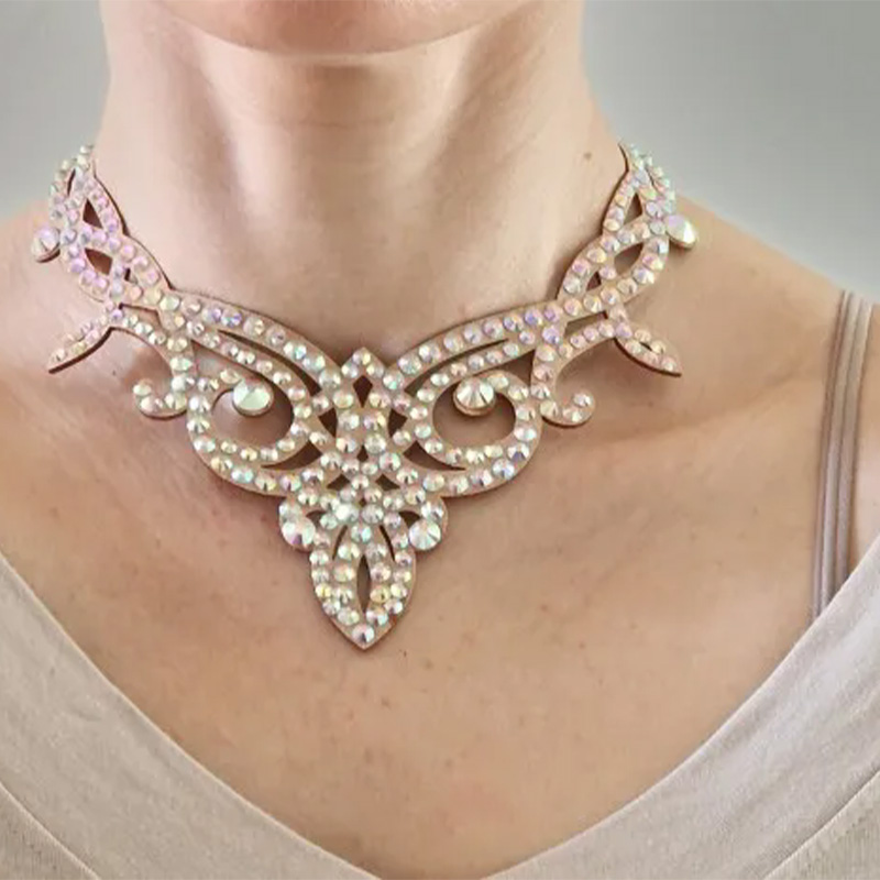 สร้อยคอประกายระยิบระยับสำหรับน - Women Accessories In Egypt บทวิจารณ์และราคา