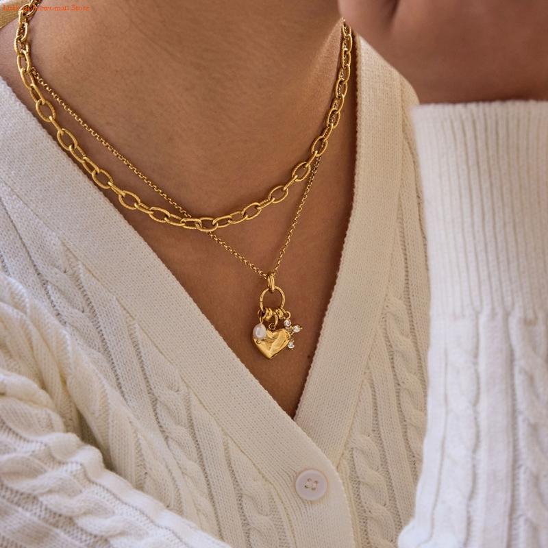 F92D ปรับหัวใจไม้กางเขนไข่มุกส - Women Accessories Meaning บทวิจารณ์และราคา