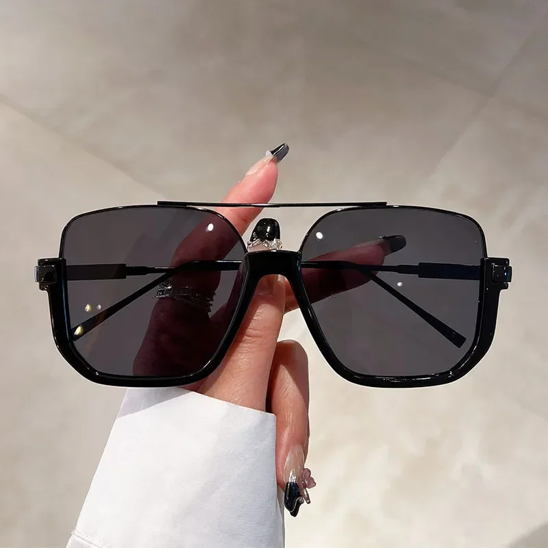 แว่นกันแดดทรงเหลี่ยมขนาดใหญ่สไ - Sunglasses Oversized Square บทวิจารณ์และราคา