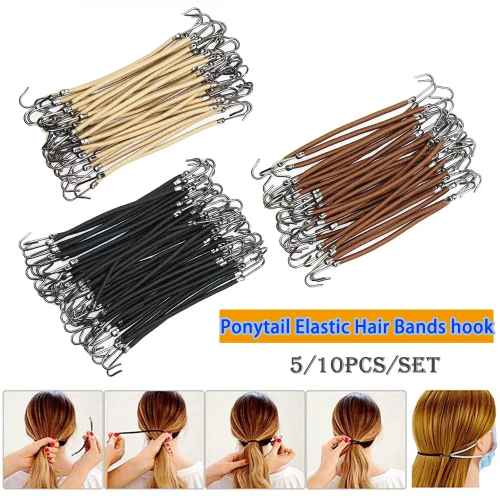 5/10PCS หางม้ายางยืดหยุ่นผมสํา - Women Accessories Combo บทวิจารณ์และราคา